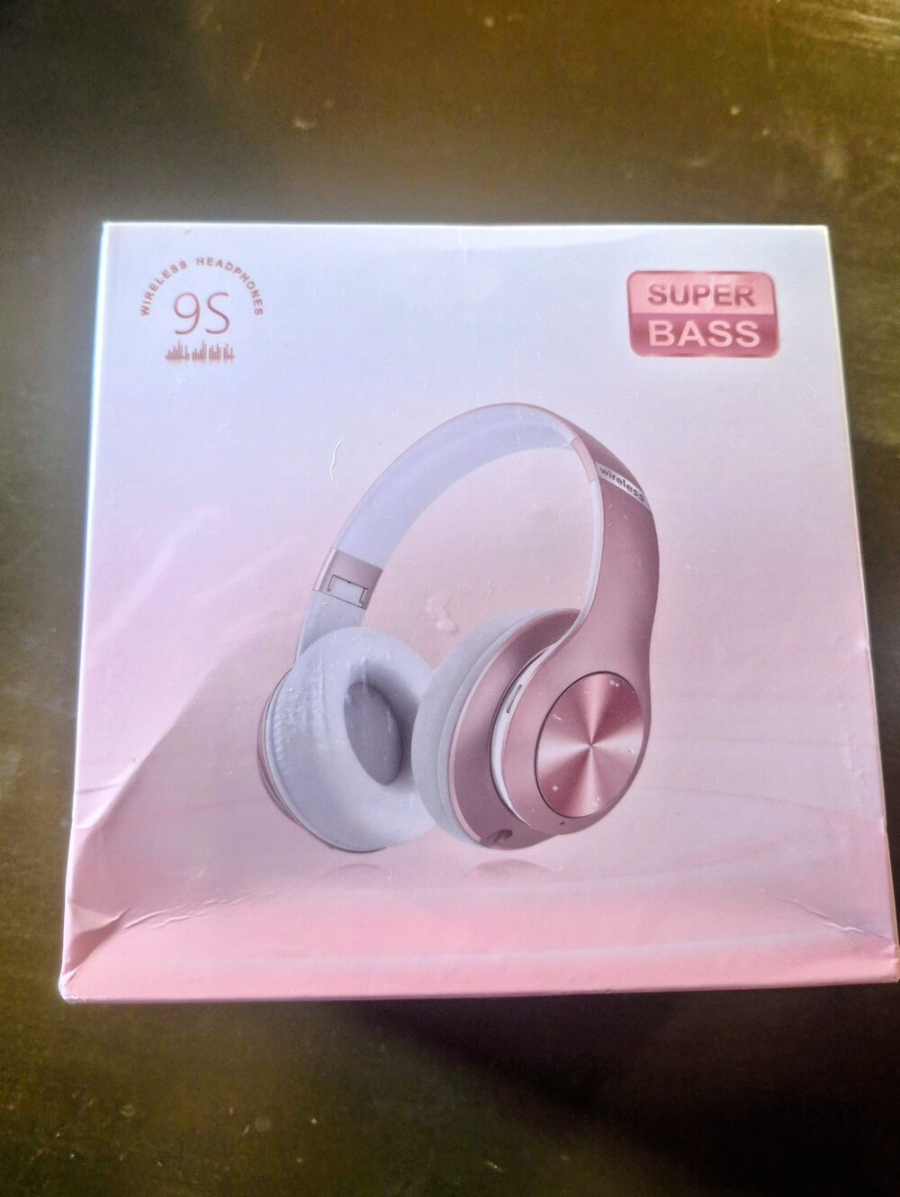 Wireless Over-Ear Headphones - Pink Super Bass